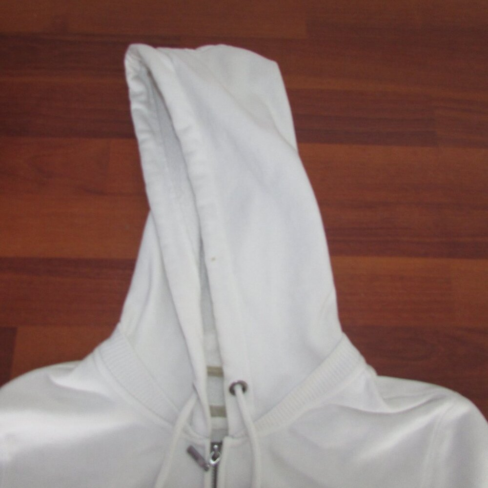 Aeropostale Y2K White Zip Front Hoodie - Picture 12 of 13